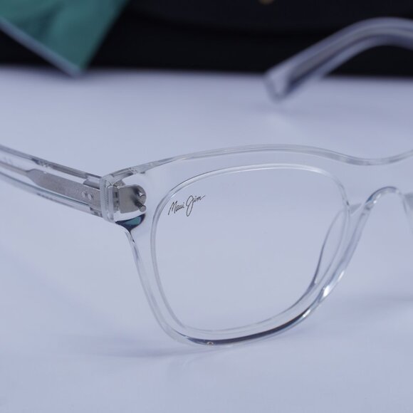 Maui Jim MJO2302 05 Square Eyeglasses - Transparent 49mm - Picture 5 of 9